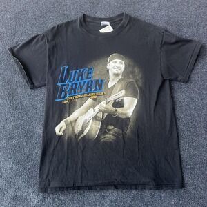 Luke Bryan Shirt Mens Medium Black 2013 Dirt Road Diaries Tour Concert Tee Music
